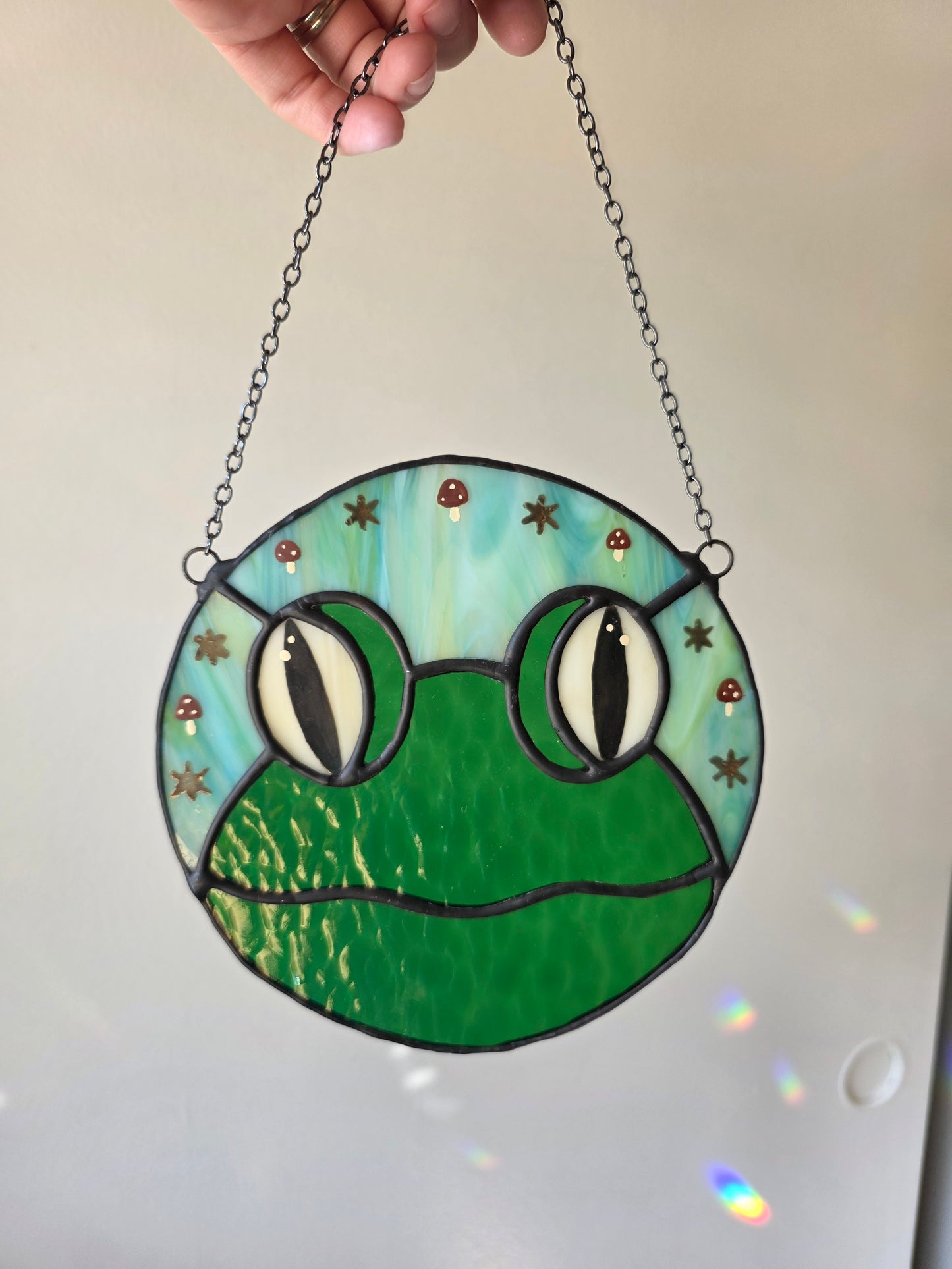 Pond.. James Pond Frog Stained Glass