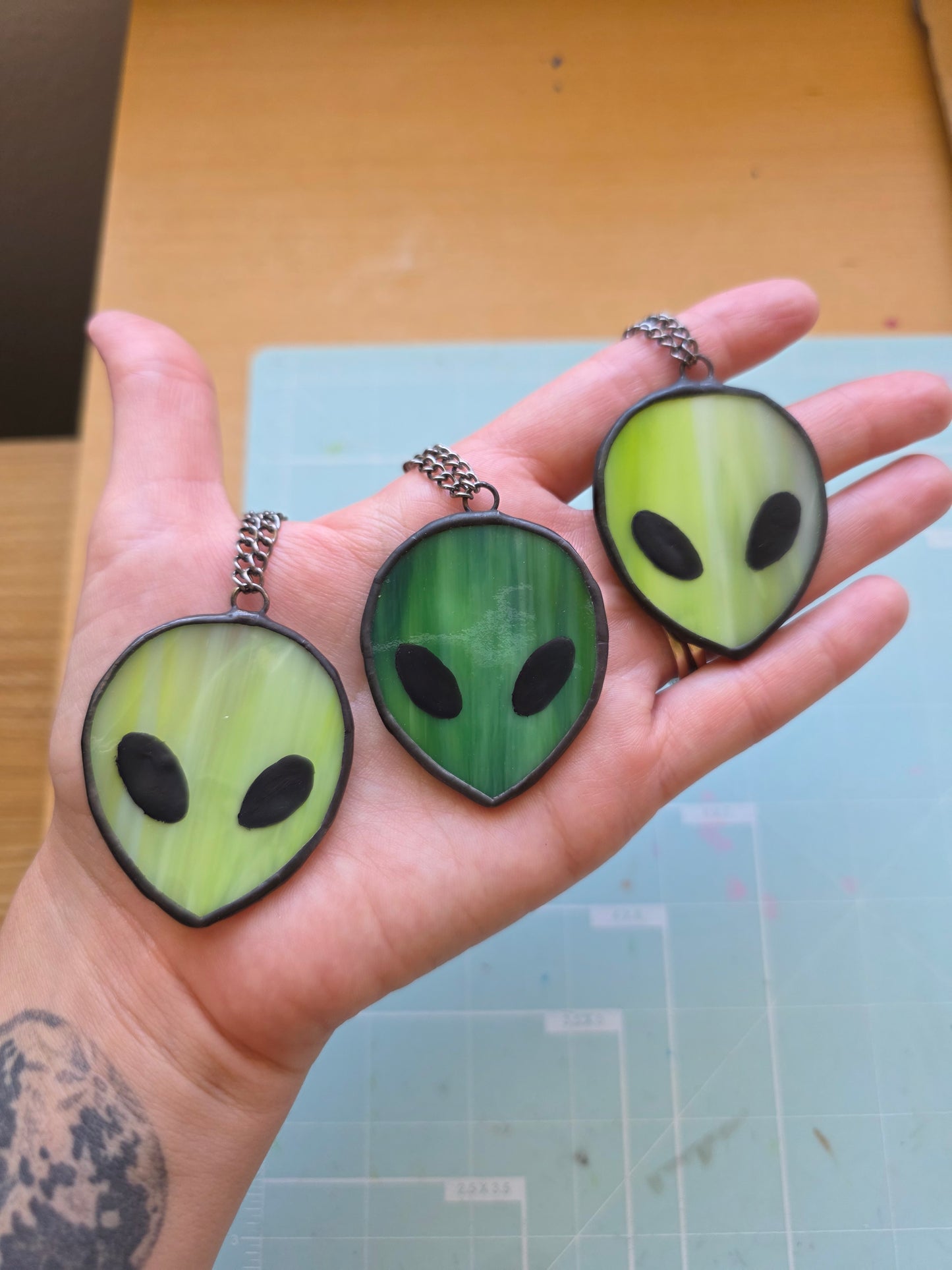 Stained Glass Alien