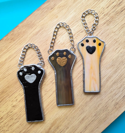 Stained Glass Animal Paw