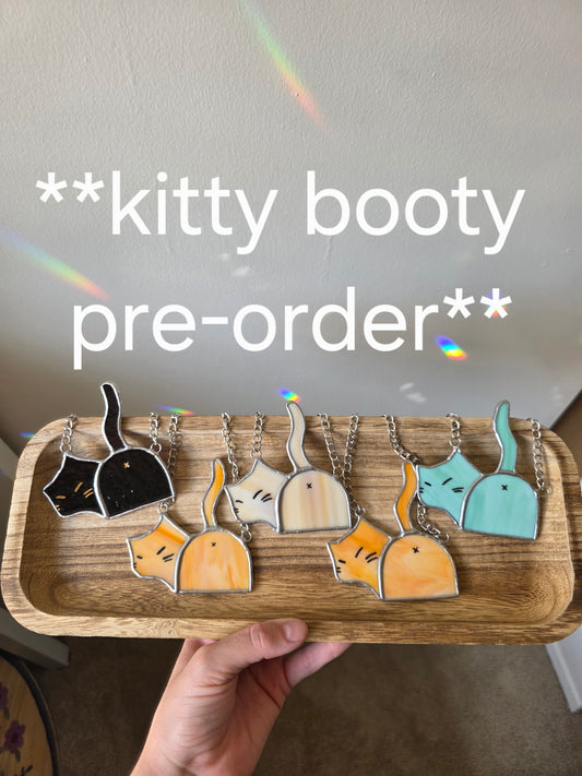 **PRE-ORDER** Kitty Booty Stained Glass