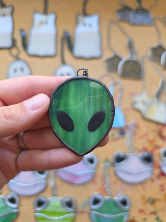 Stained Glass Alien