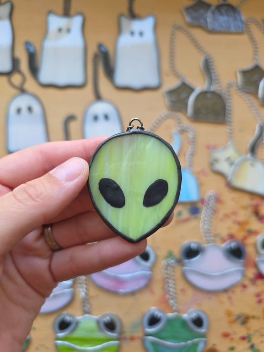 Stained Glass Alien 2