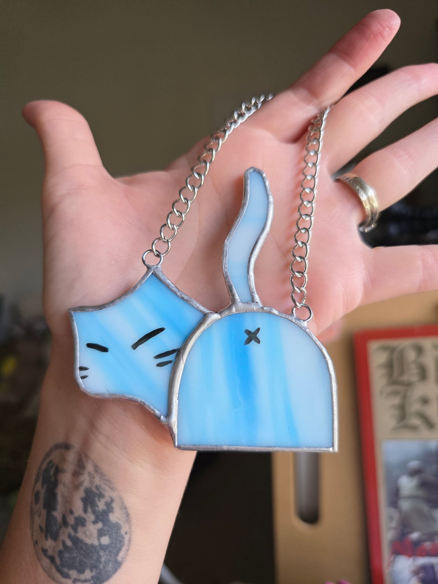 Blue Kitty Butt