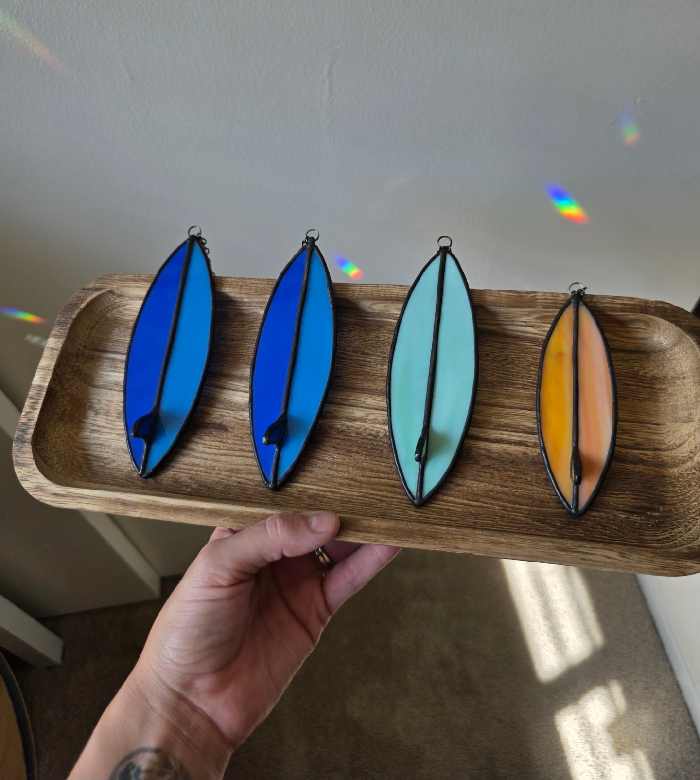 Stained Glass Surfboard