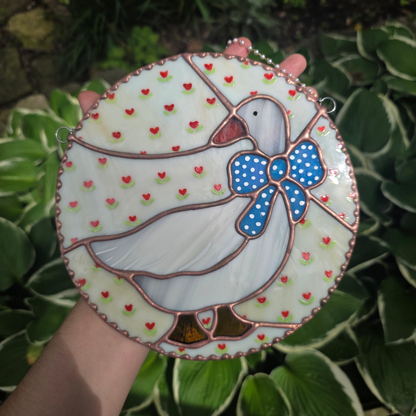 Aunt Rhody Goose Stained Glass