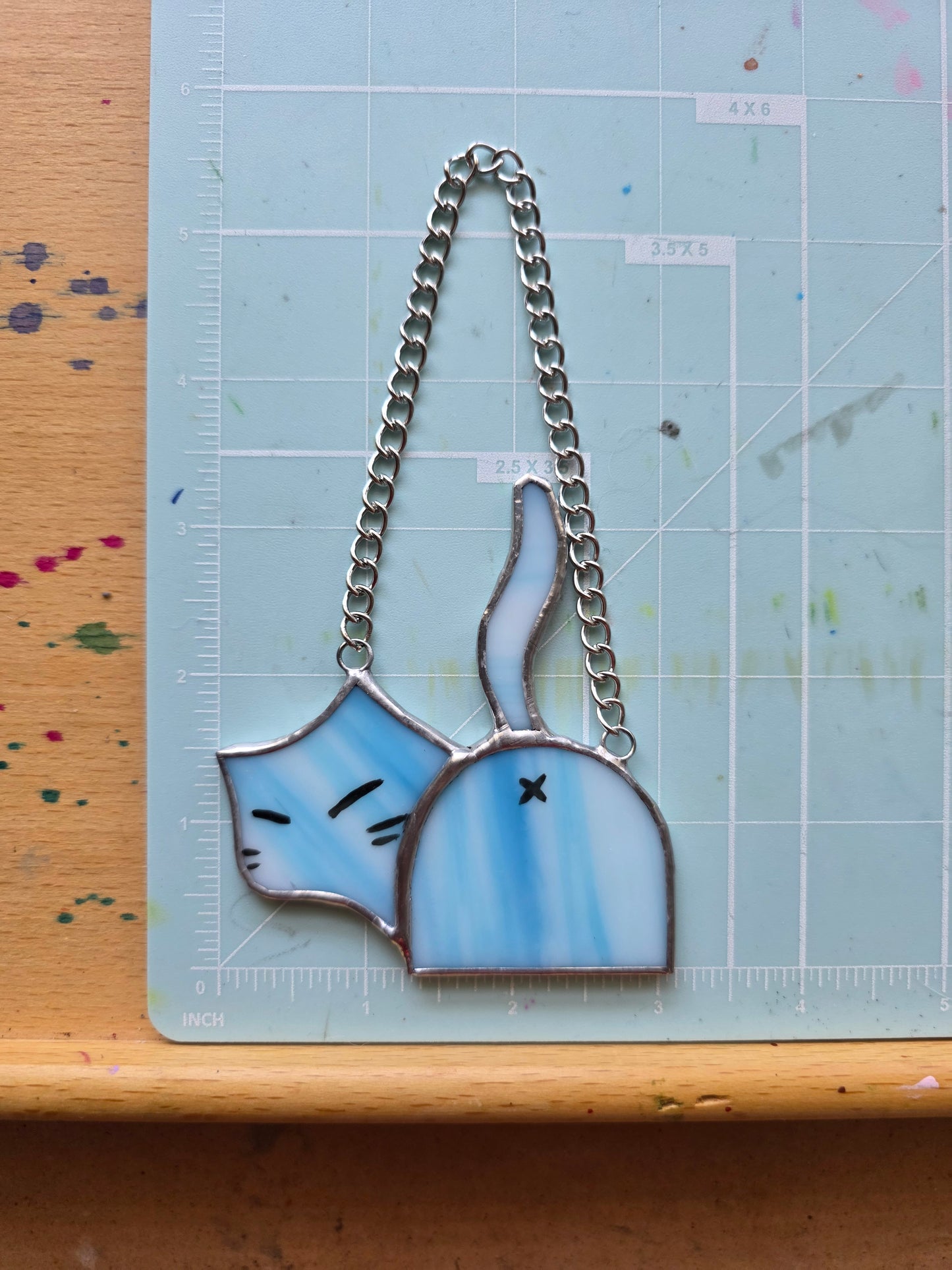 Blue Kitty Butt