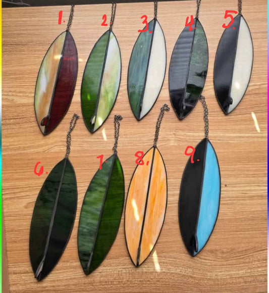 Large Stained Glass Surfboards